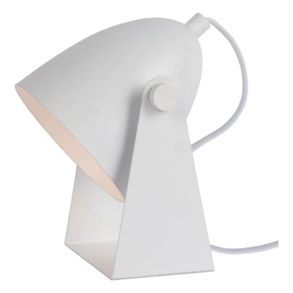Lucide CHAGO - Lampe de table - 1xE14 - Blanc - détail 1